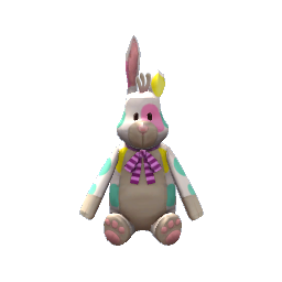 Large Stuffed Bunny- Dotted