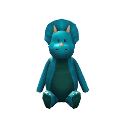 Large Stuffed Dino- Blue