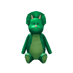 Large Stuffed Dino- Green
