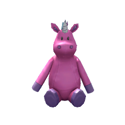 Large Stuffed Unicorn- Purple