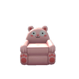 Animal Chair- Pink Bear
