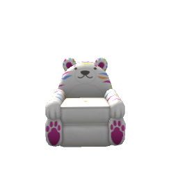 Animal Chair- Rainbow Bear