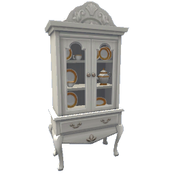 Antique Dining Hutch- V3