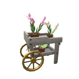 Flower Wheelbarrow- V1