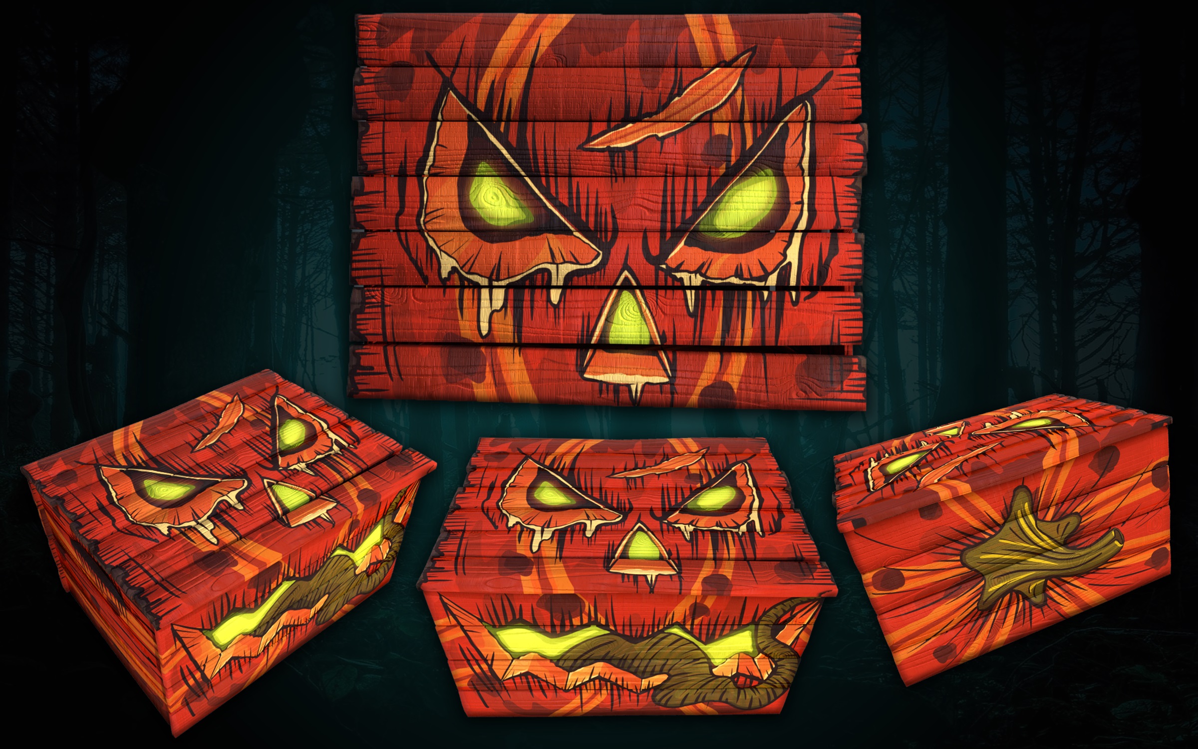 Pumpkin Storage Box