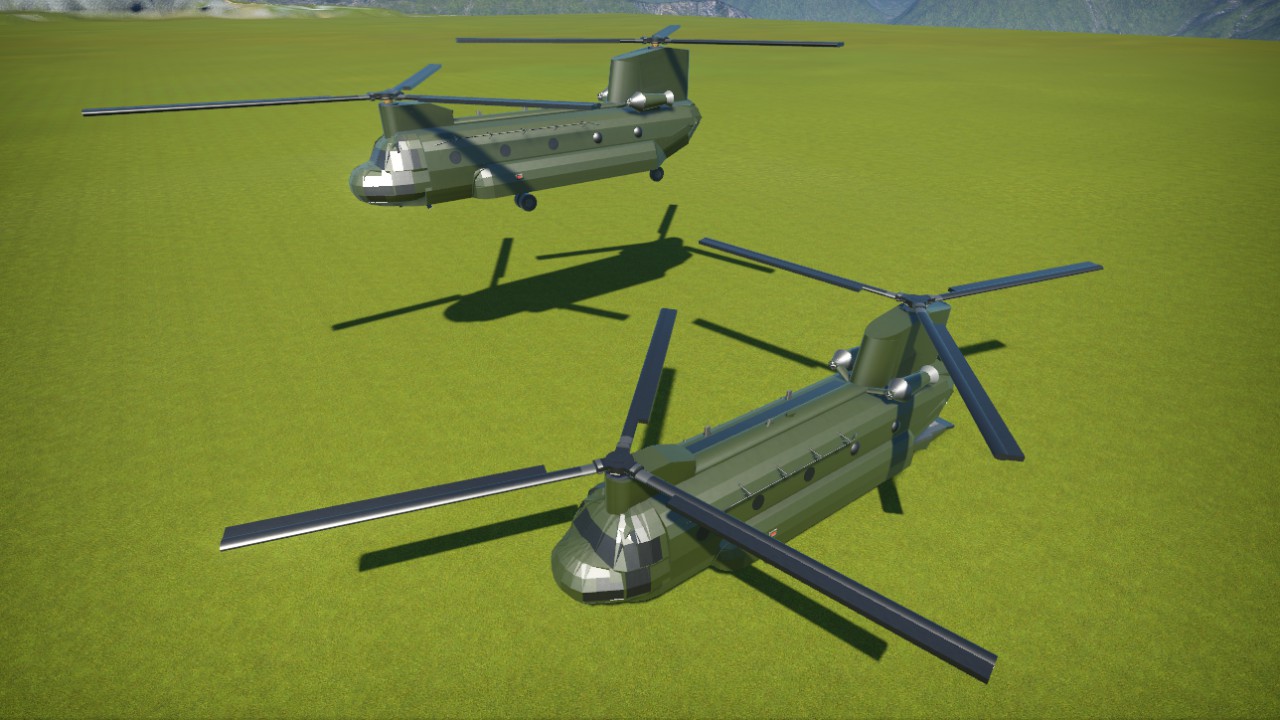 CH-47 Chinook (Flight & Landing Ver.) Remake