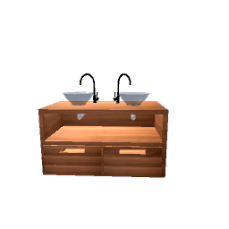 bathroom double sink