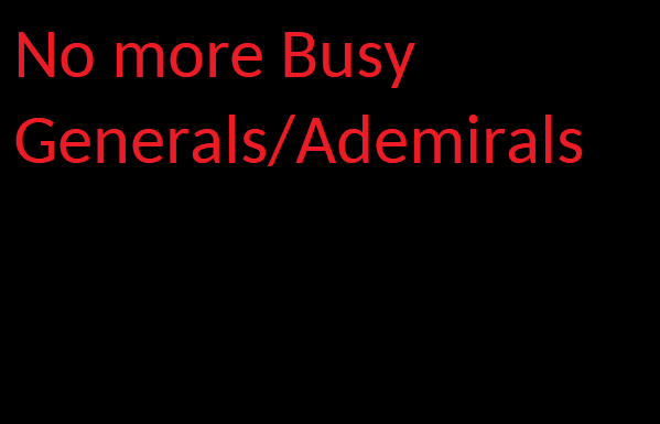 Bug Fix for Busy Generals