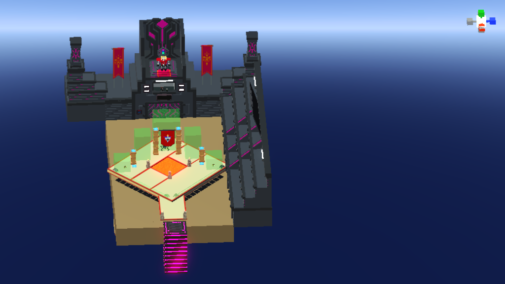 Rising pillars