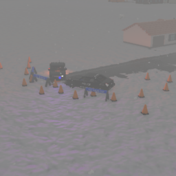 Bricksville Police Road Block