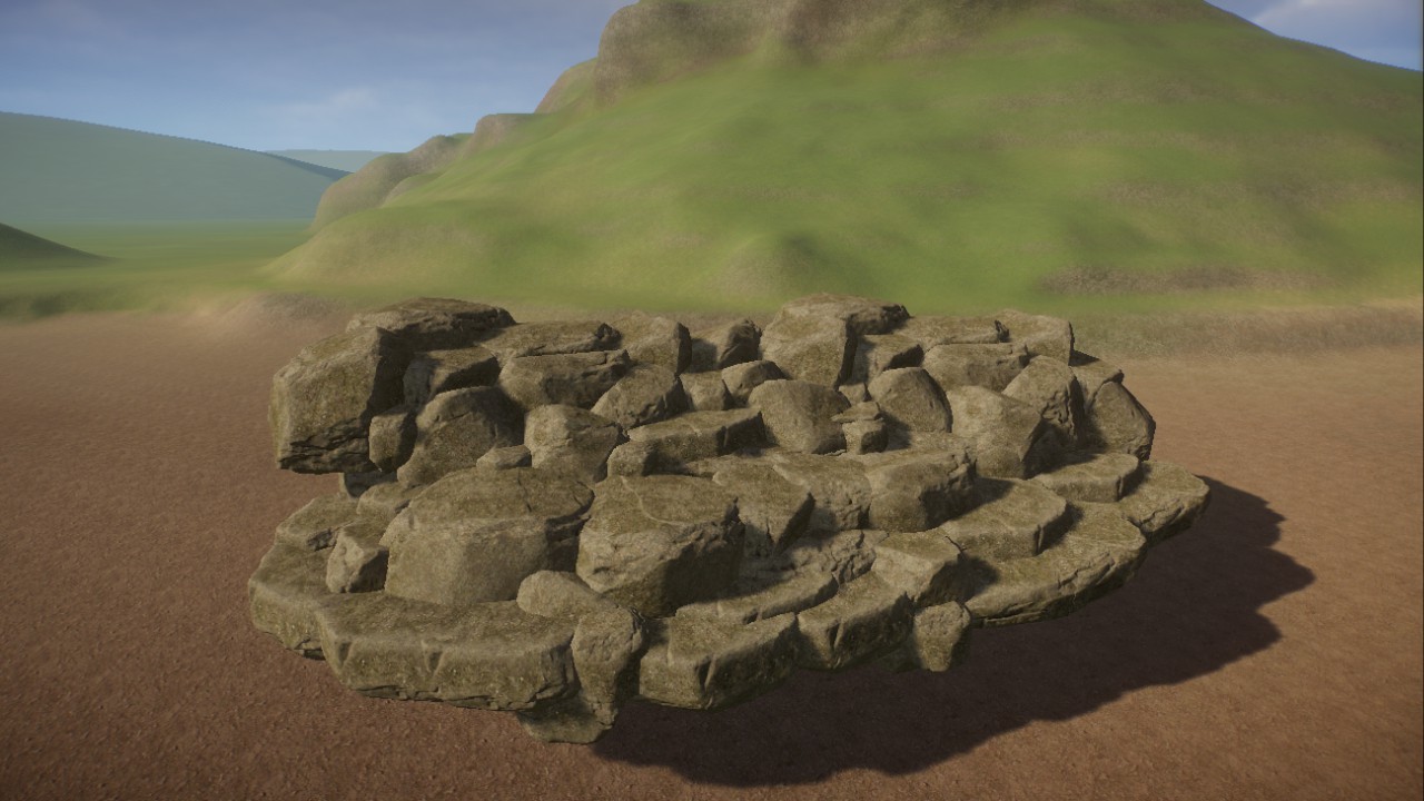 stone formation 3 pieces, Steinformationen