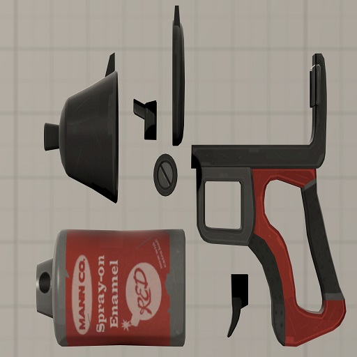 Team Fortress 2 Enhanced the Splattergun (Prop)