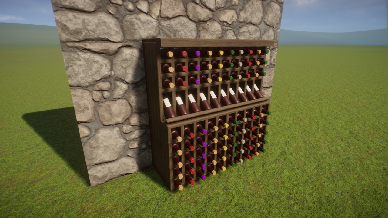 Wine rack prop