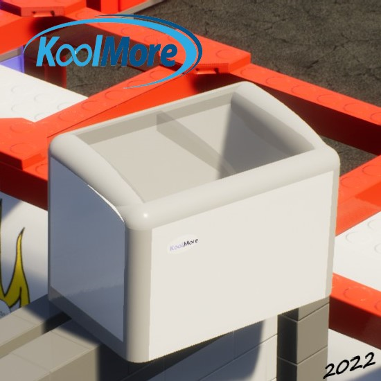 KoolMore - MCF-12C Commercial Ice Cream Freezer Display Case