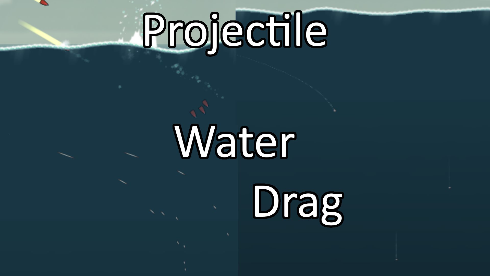 Projectile Water Drag