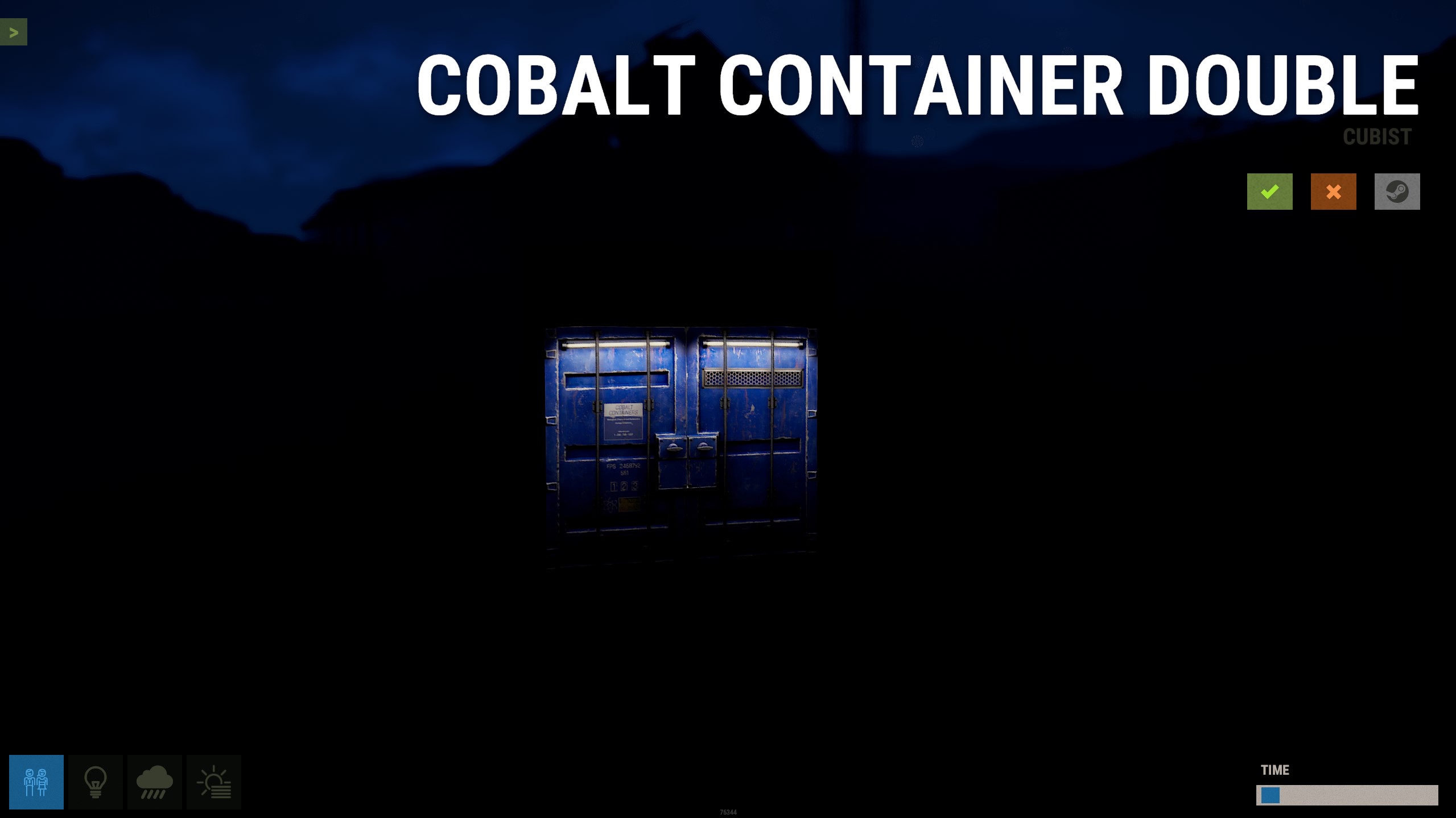 Cobalt Container Double Door