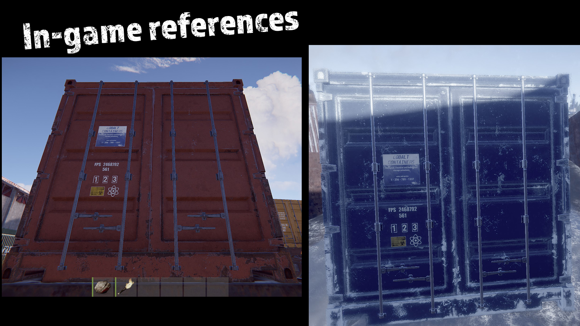 Cobalt Container Double Door
