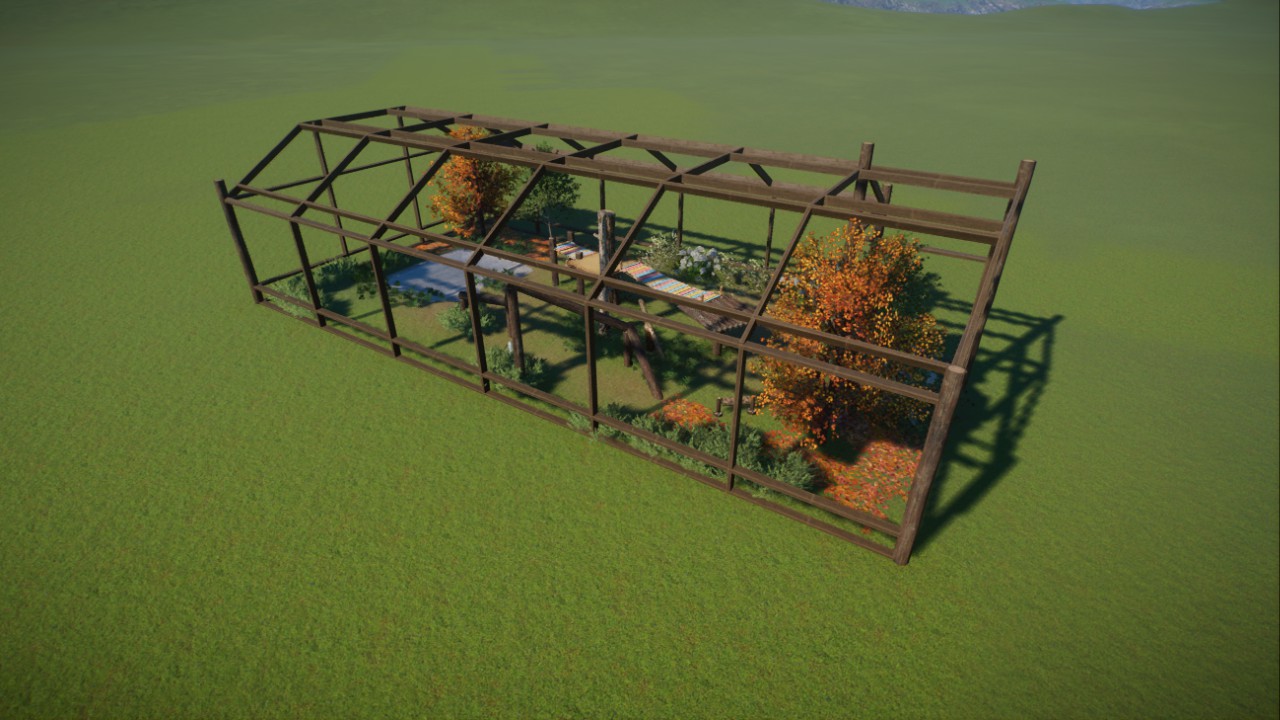Wooden Raccoon Enclosure
