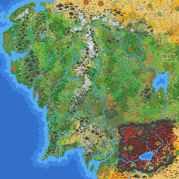 Middle Earth with Kingdoms
