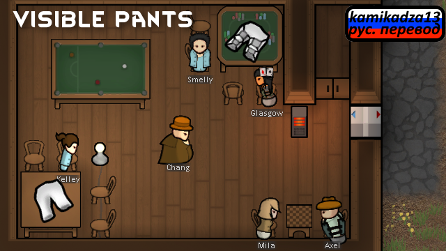[XND] Visible Pants rus mod preview for RimWorld