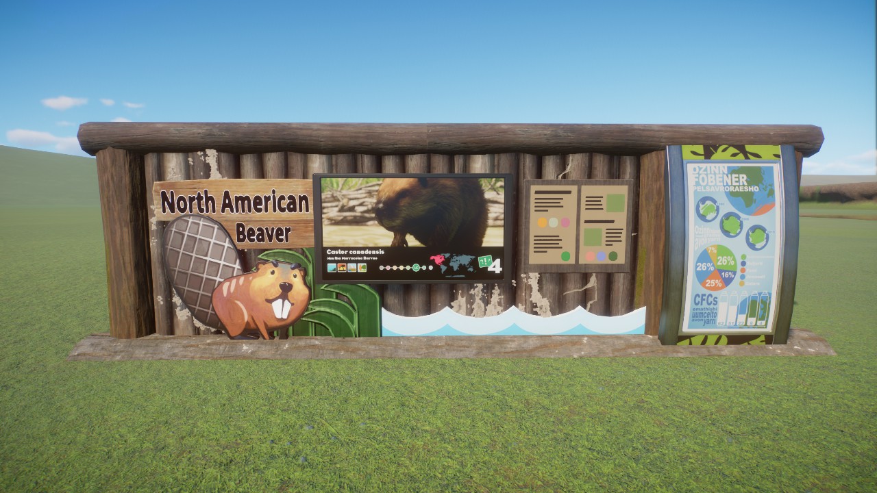North American Beaver Education Mural