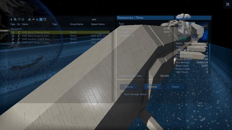 NMS Sent. D Server Shell