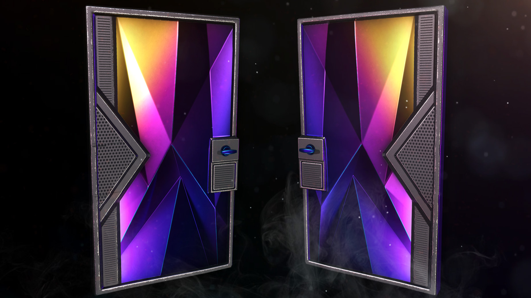 Tempered Sheet Metal Door