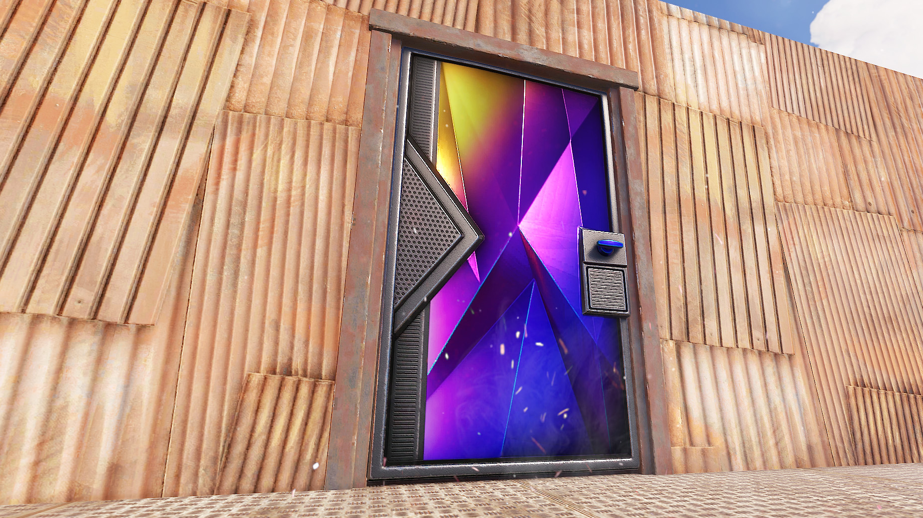 Tempered Sheet Metal Door
