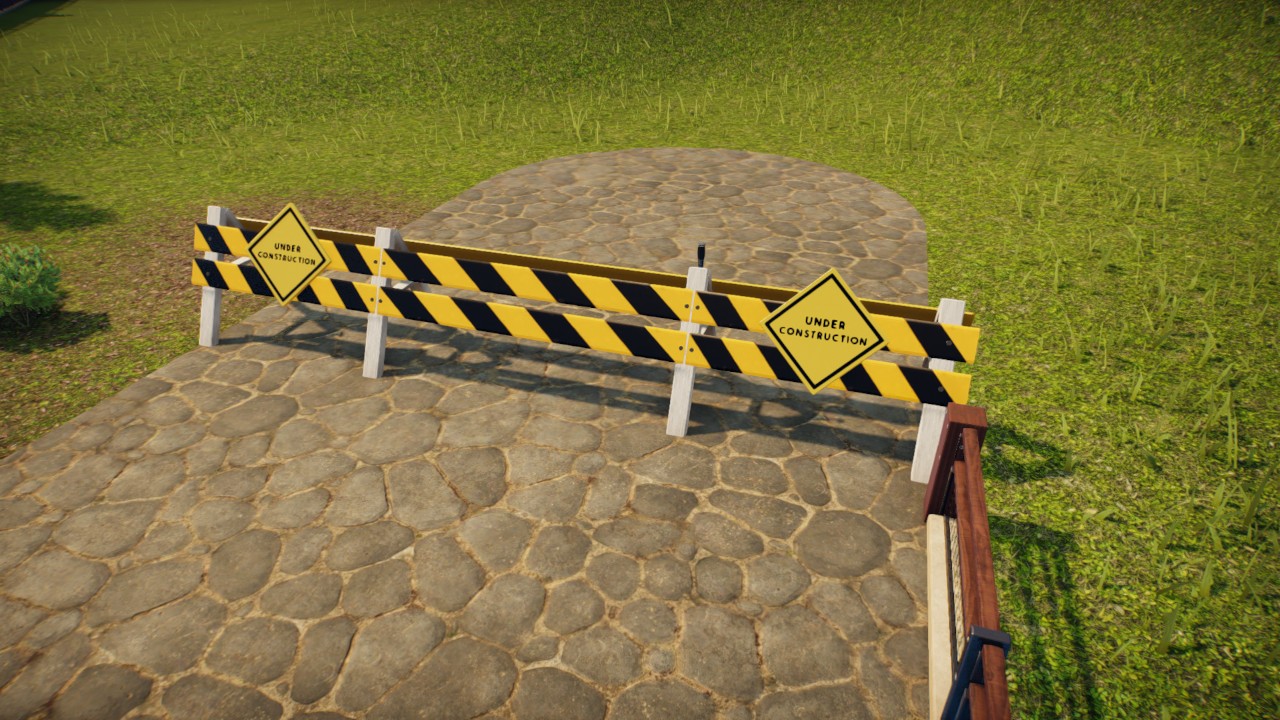 8m Construction Roadblock