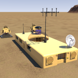 Desert Worms Space Base by Uncle T