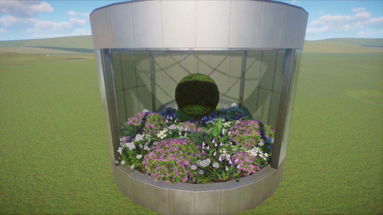 Round New World Planter 2