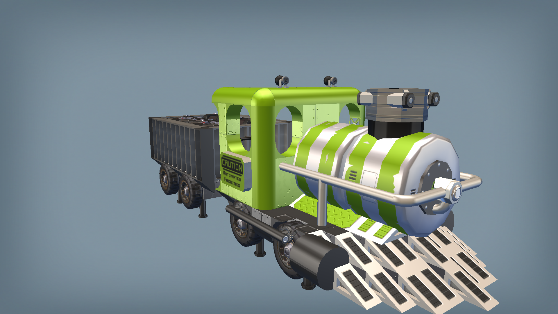 mini steam train (no mods)