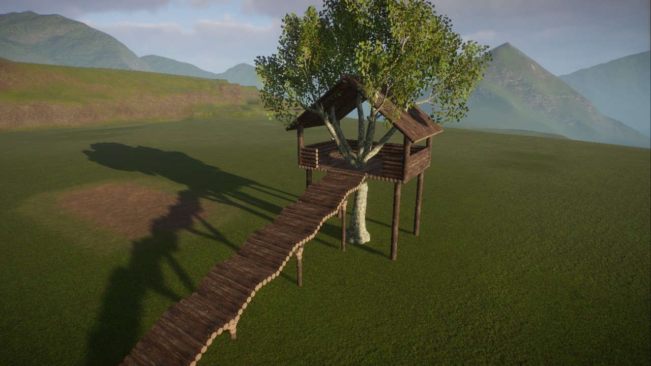 treehouse climbing frame, Kletterrahmen