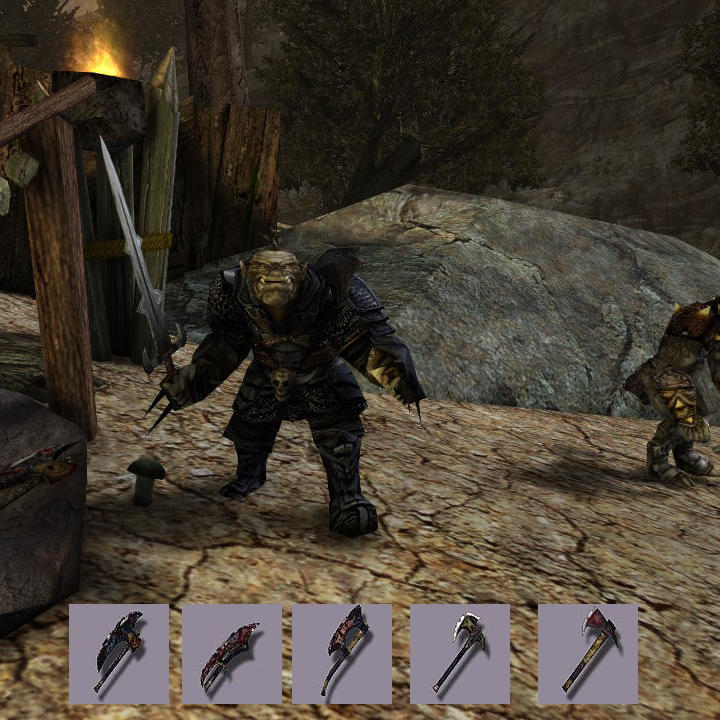 Critical damage for Orc's Axe