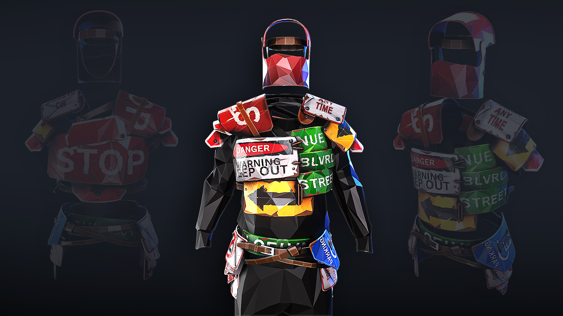 Low Poly Helmet