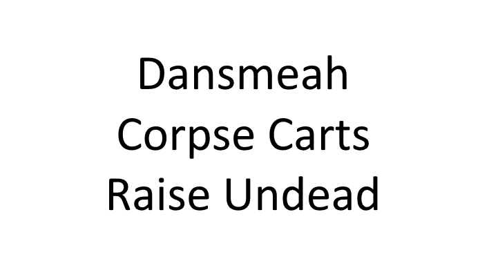 dansmeah vampire "vehicles" raise undead