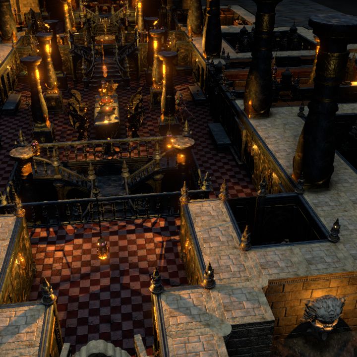 Vampire Manor - ground floor, soiree