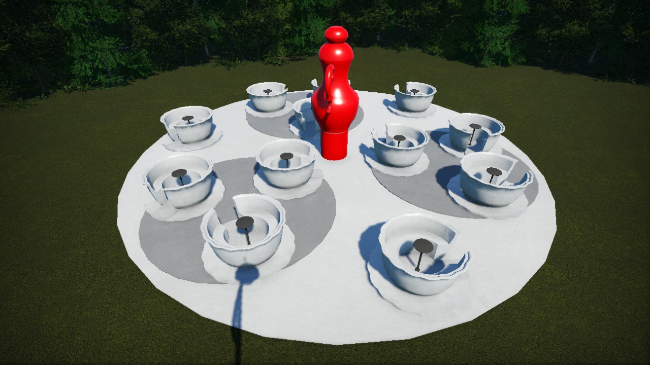 Mack Teacups Centrepiece