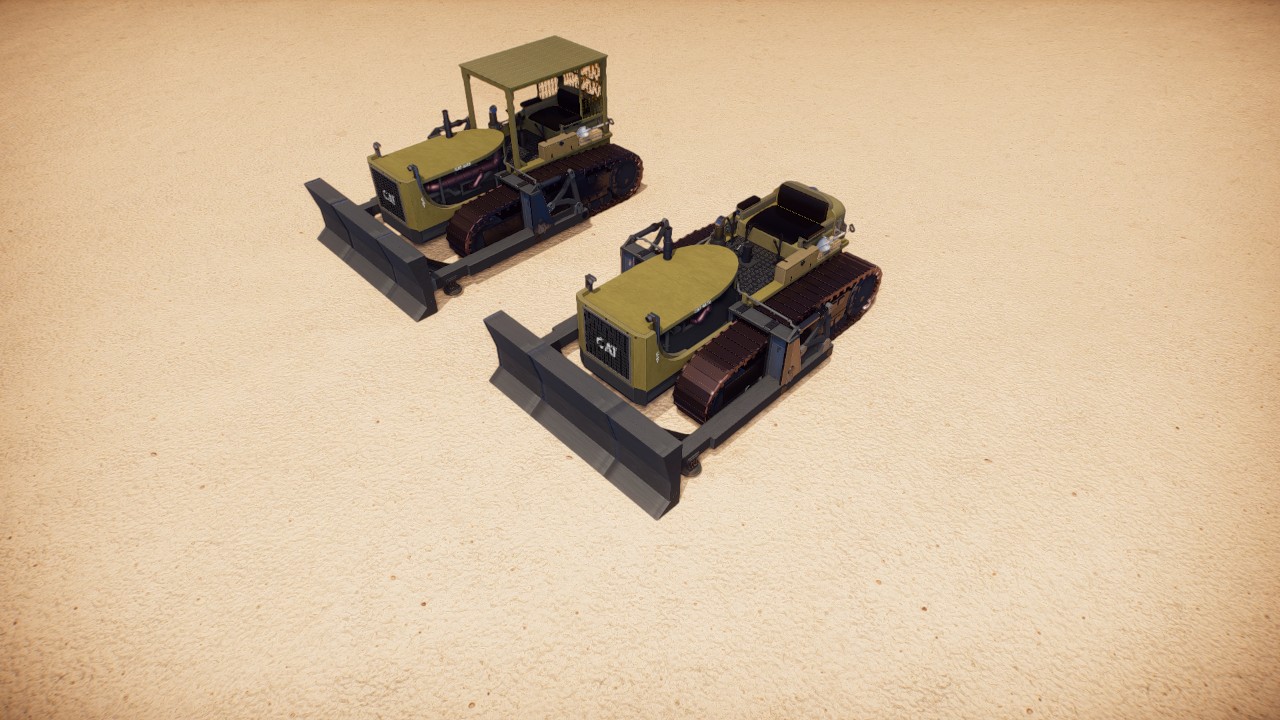 Vehicle - Bulldozer Caterpillar D-7
