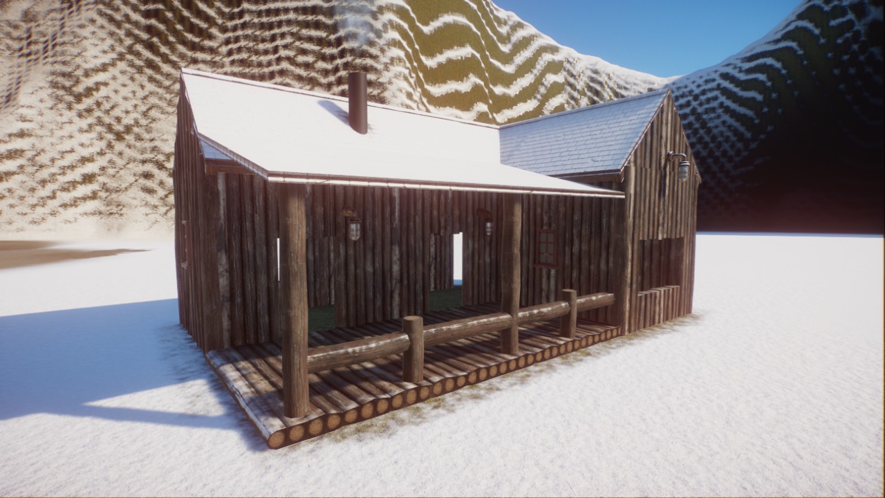 Rustic Cabin with 2 Front Doors