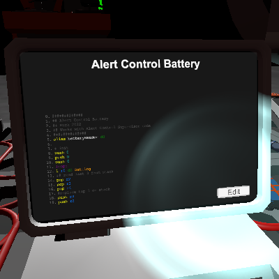Alert Control Battery