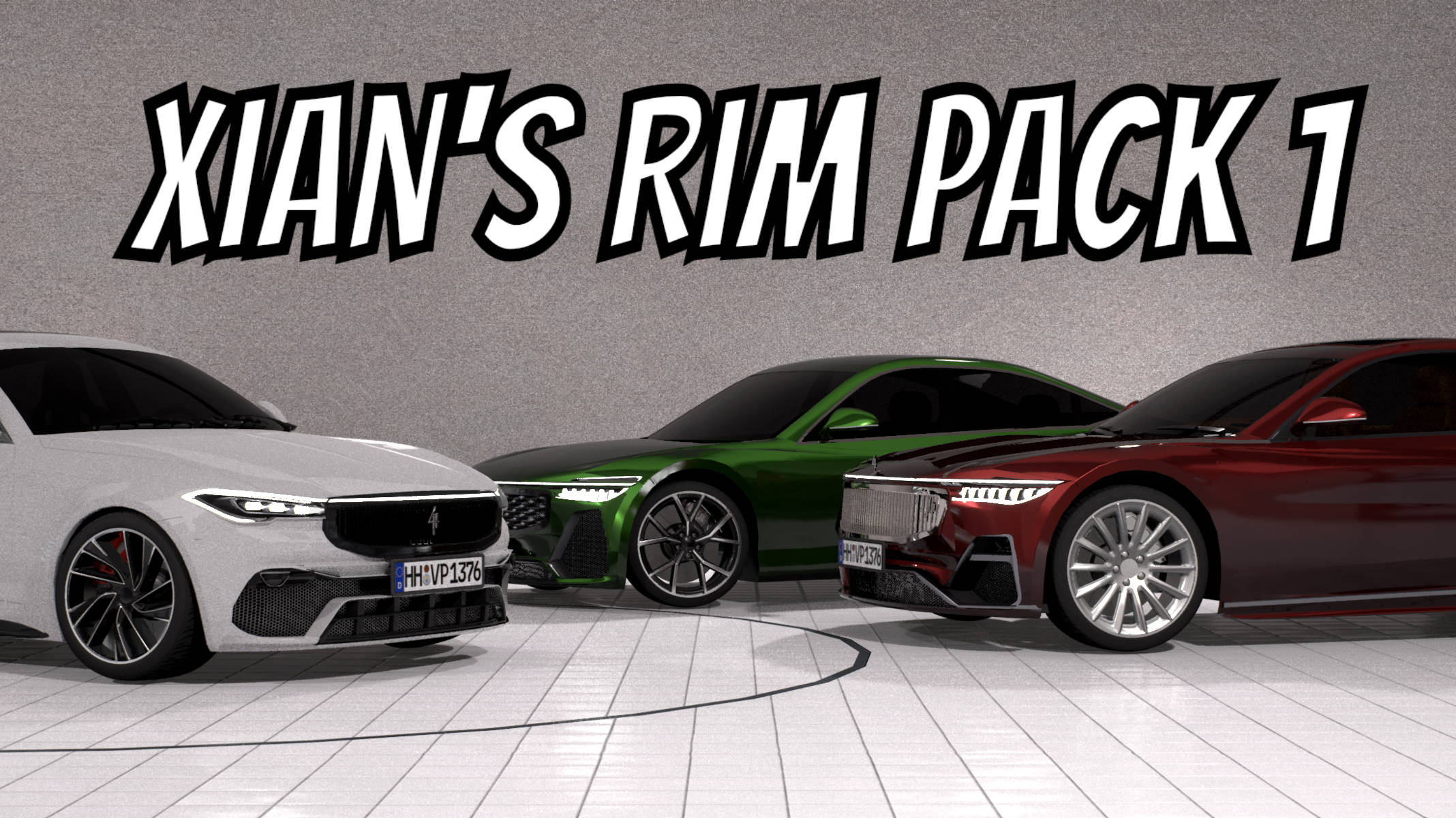 Xian's Modern Rims Pack 1