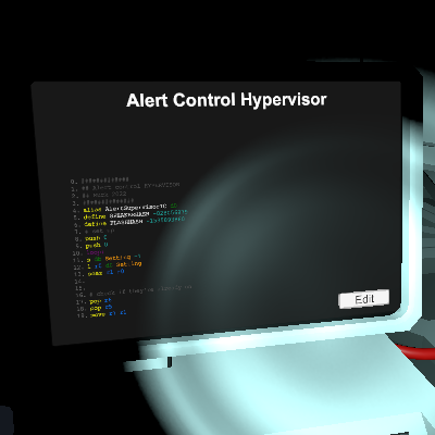 Alert Control Hypervisor