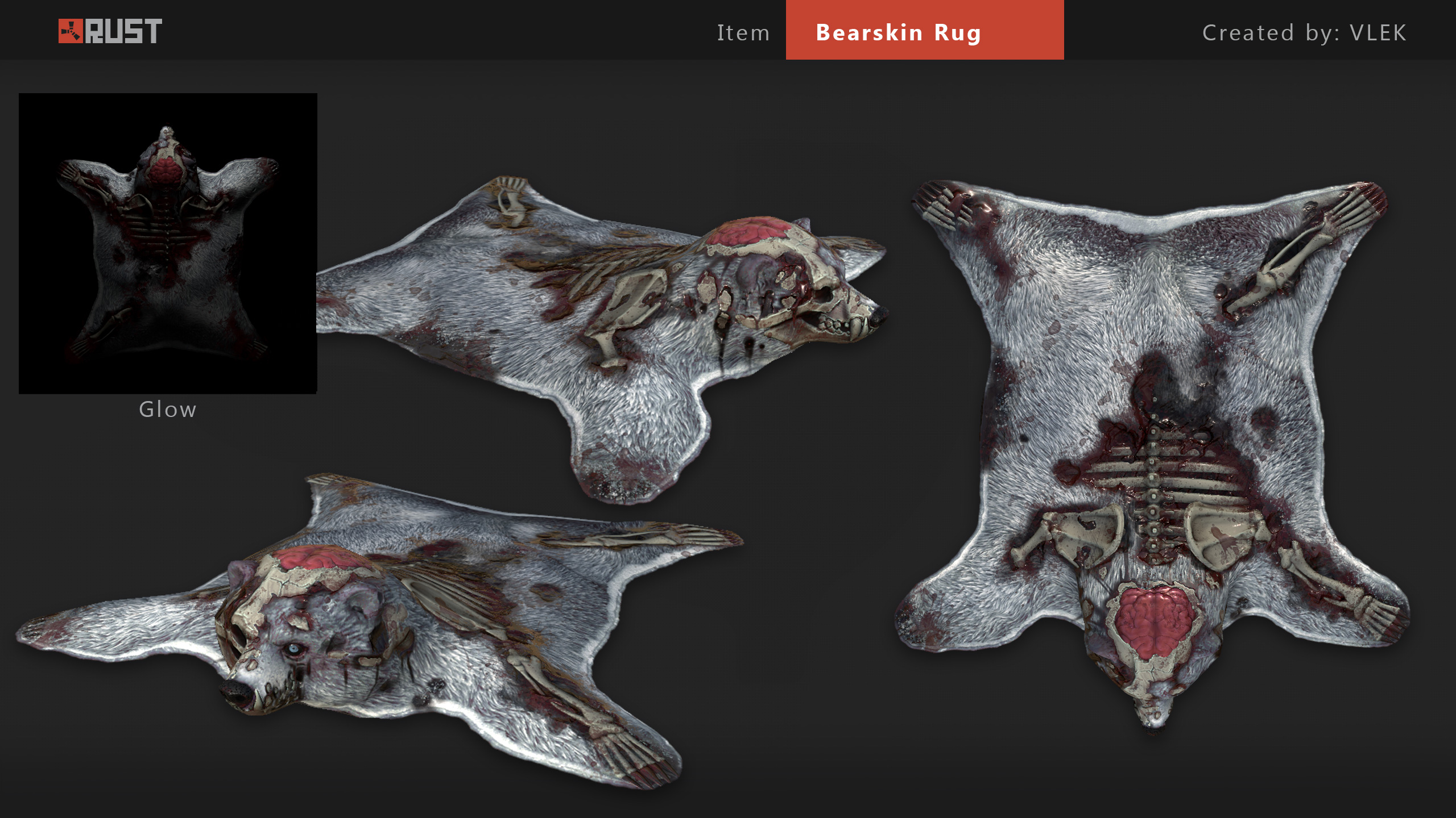 Zombie Bearskin Rug