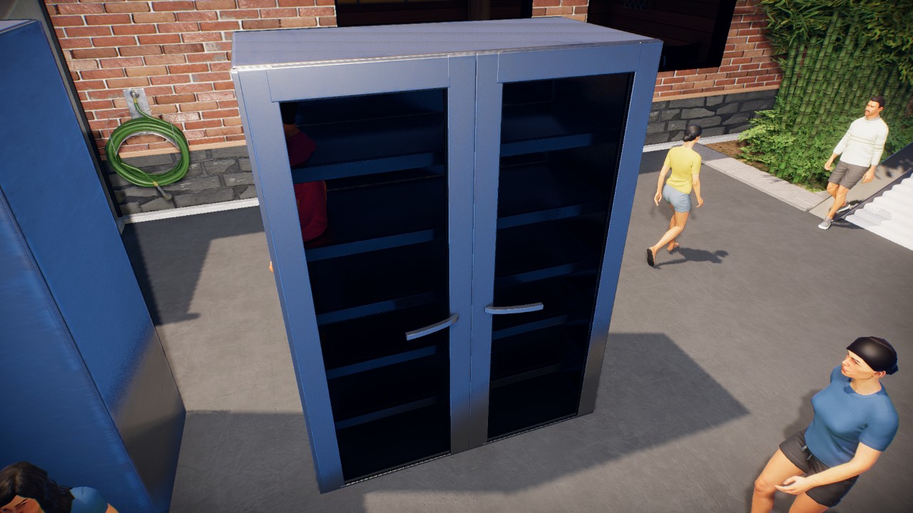 Armoire de rangement Métallique Vitrée