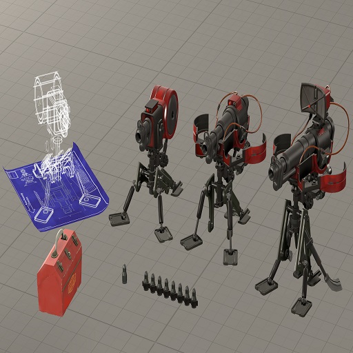 Team Fortress 2 Skirmisher Sentry (Props)