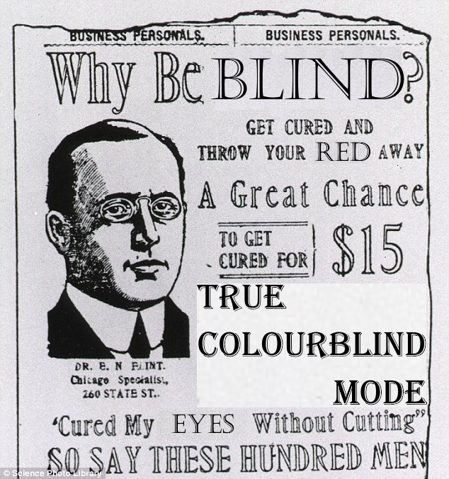 True Colourblindness Mode