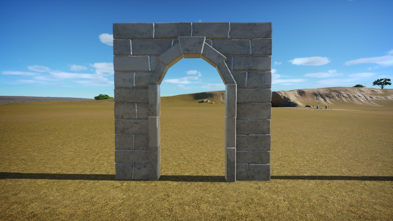 4x4 stone arch