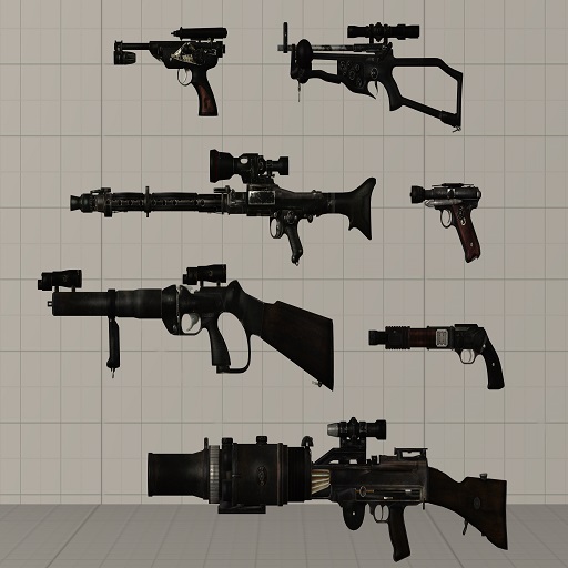 Star Wars Battlefront 3 Outer Rim Weapons (Props)