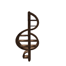 music note shelf 5